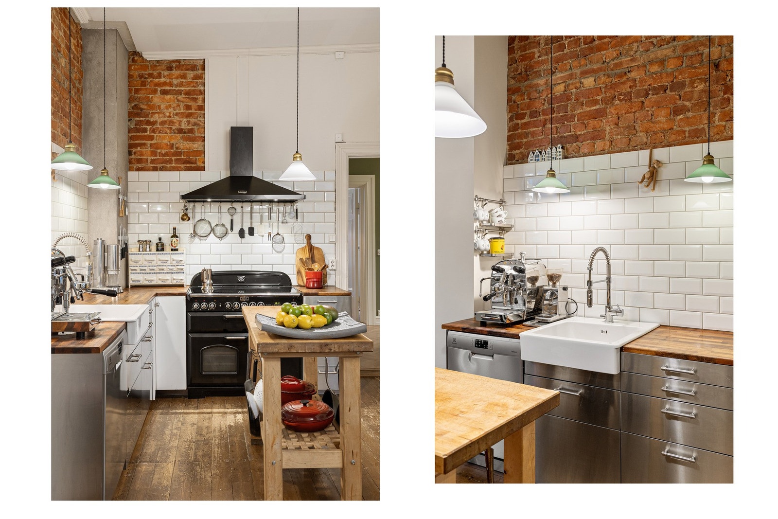 Innredningen har glatte fronter kombinert med heltre benkeplate, som gir både varme og tyngde til rommet. Galleribilde