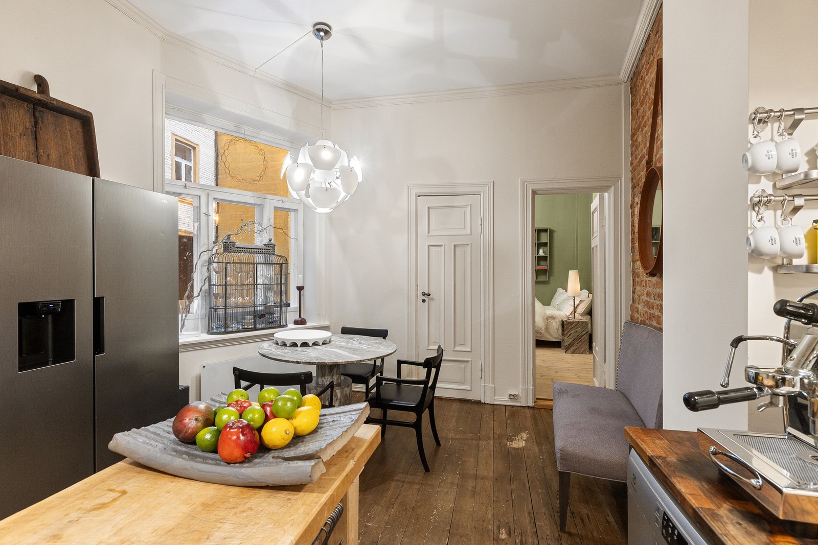 Du har naturlig plass til et spisebord. Galleribilde