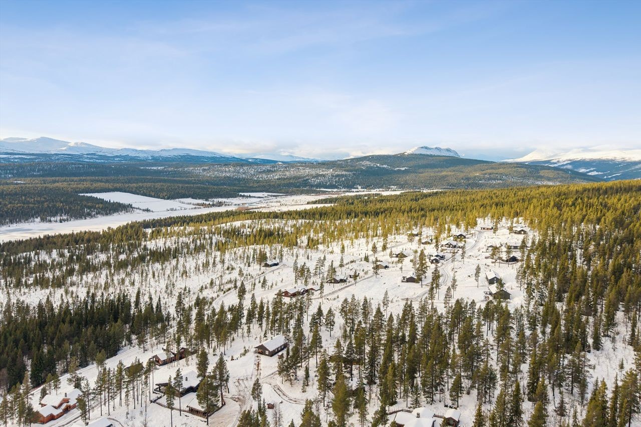 Her ligger tomten i et etablert og attraktivt hytteområde på Gålå. Galleribilde