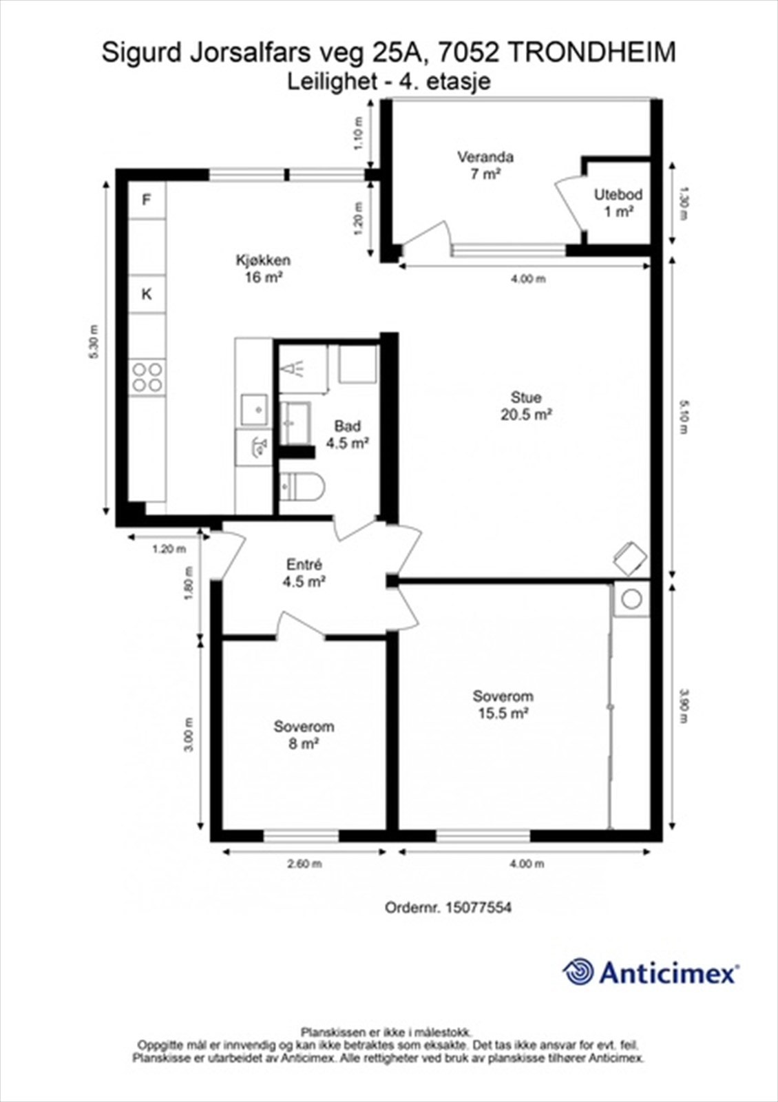 Planskisse. Galleribilde