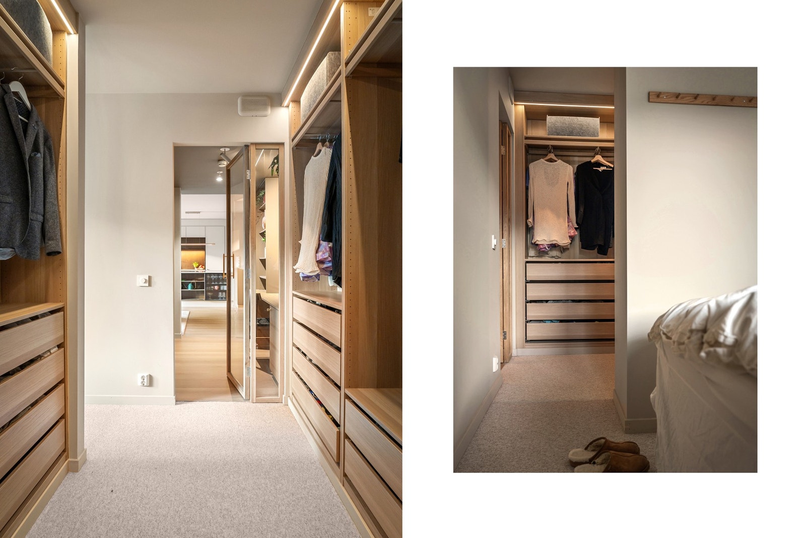 Her har man godt med oppbevaringsplass. Galleribilde