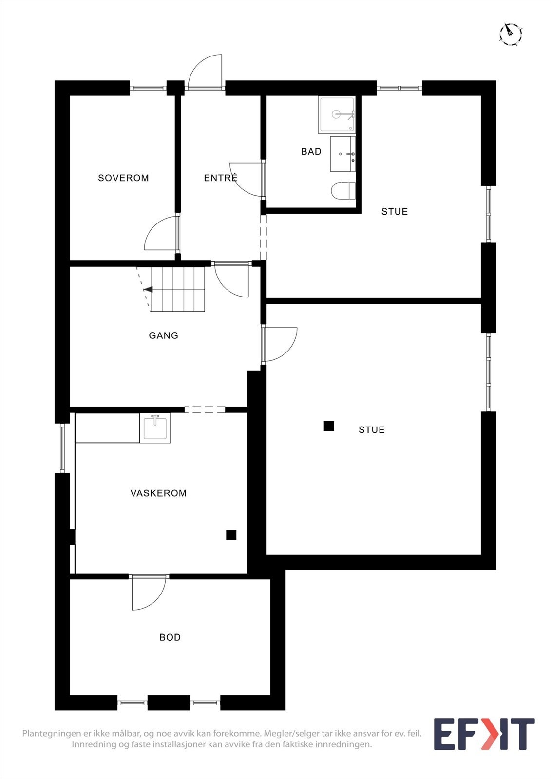 Plantegninger underetasjen. Galleribilde