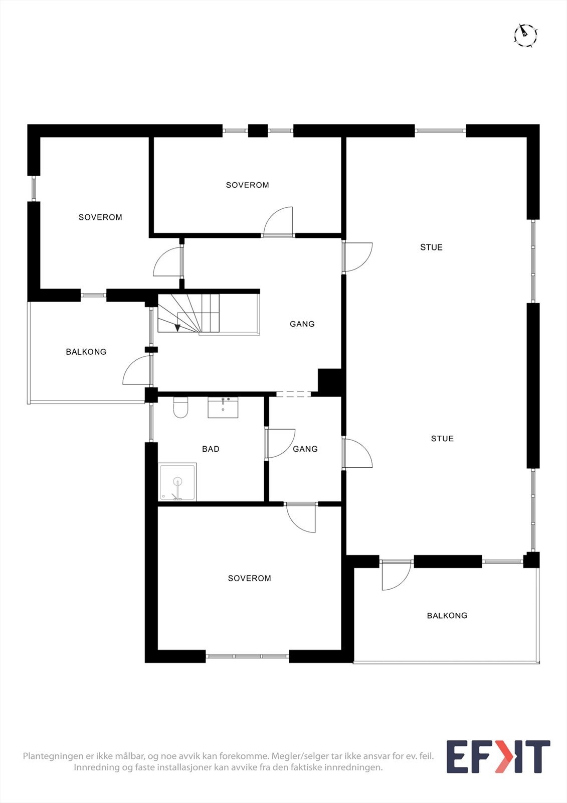 Plantegning 2. etasje. Galleribilde
