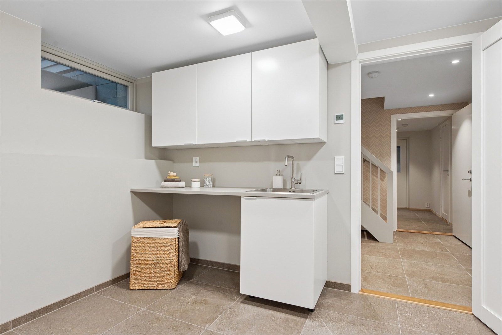 Vaskerom og teknisk som er i boligens underetasje. Galleribilde