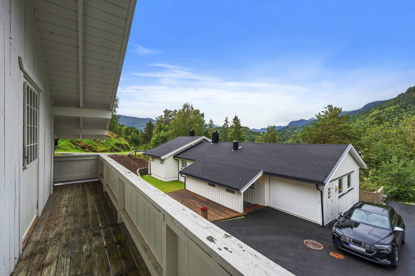 Balkong ved hybel. Galleribilde