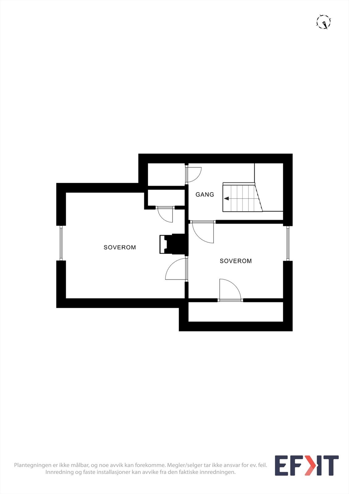 Plantegning 2. etg Galleribilde