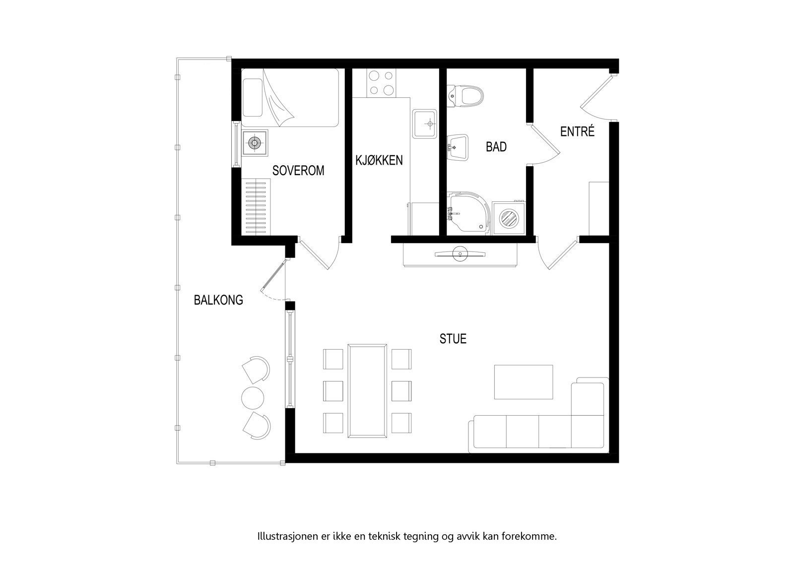 Plantegning Galleribilde