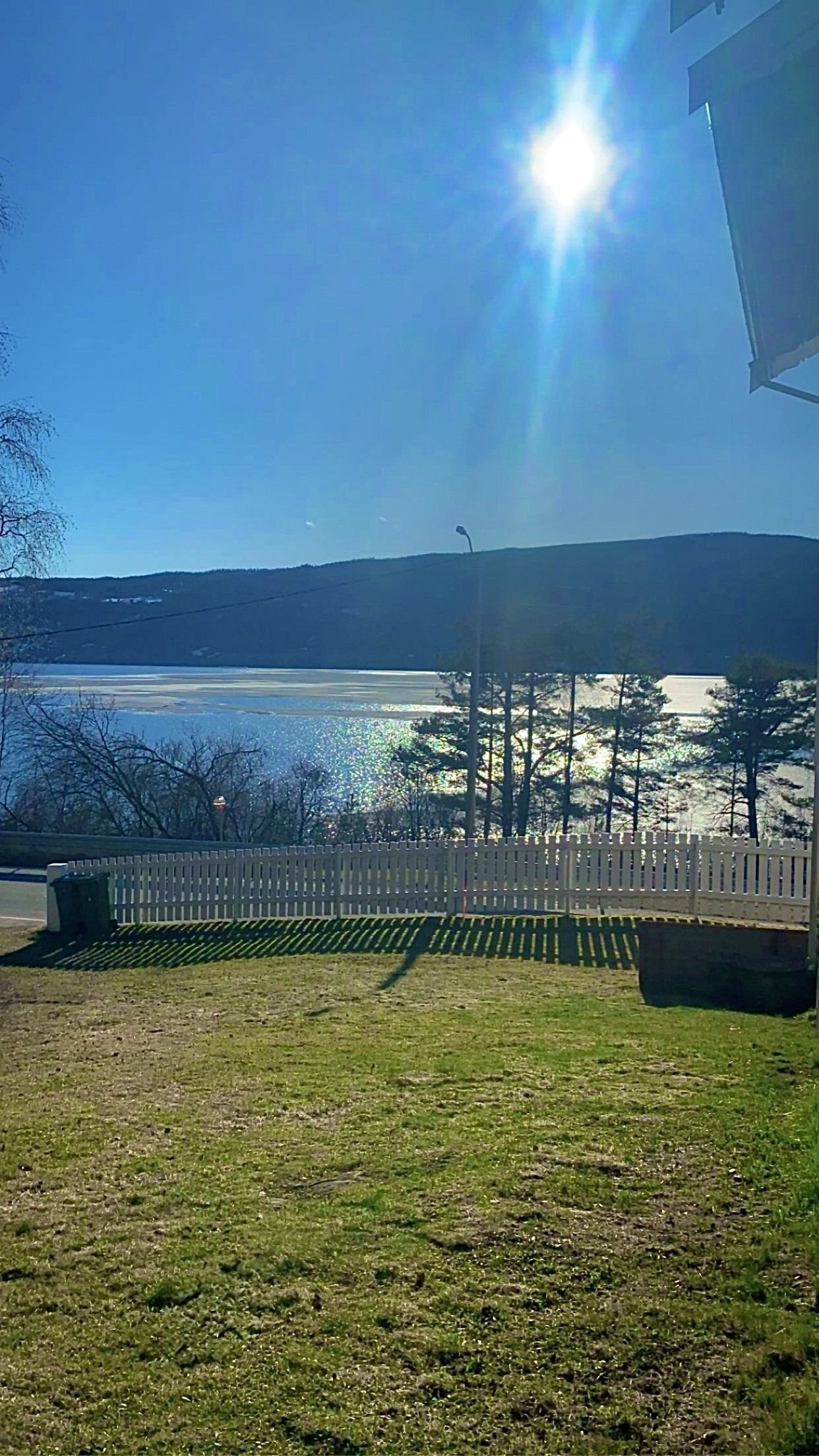 Utsikt fra hagen. Privat foto Galleribilde