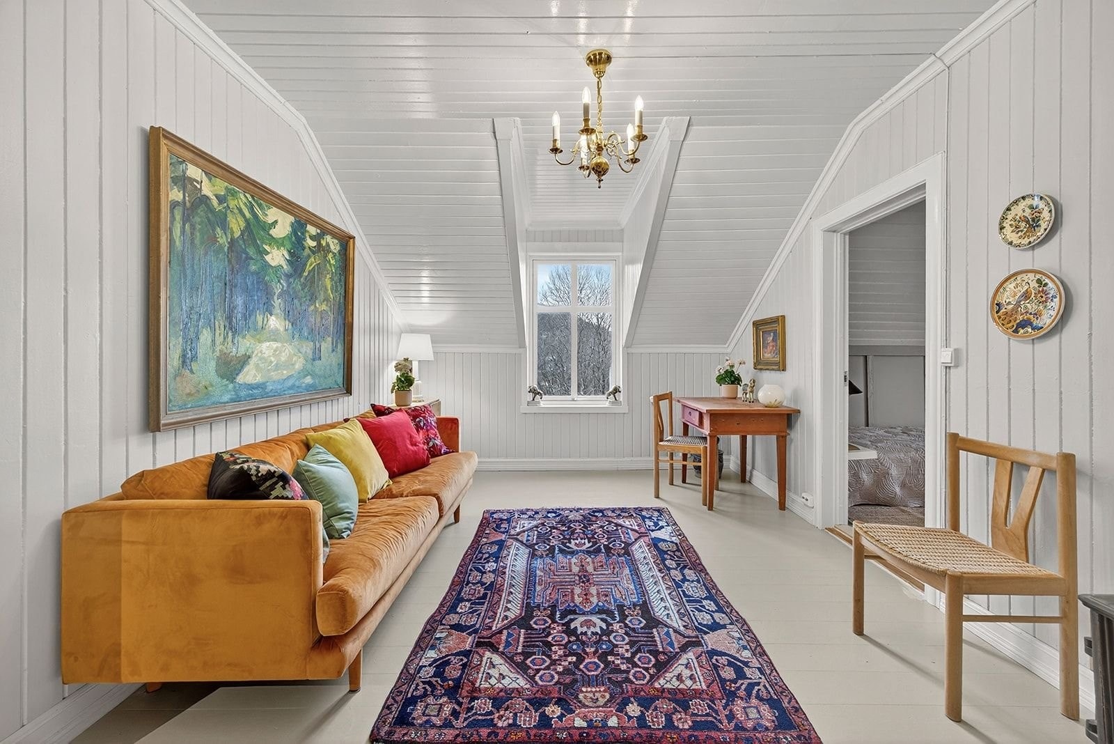 Stuen kan fint gjøres om til soverom dersom det er behov for det. Galleribilde