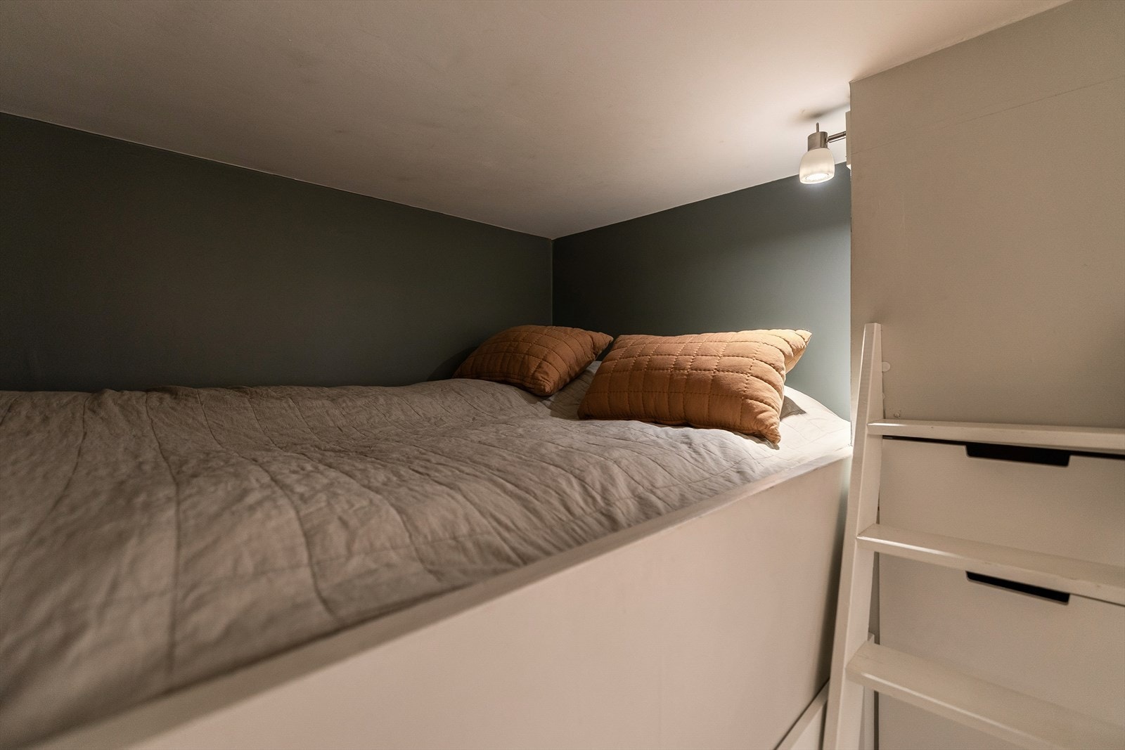 Her kan man trekke seg tilbake og nyte en god natts søvn Galleribilde