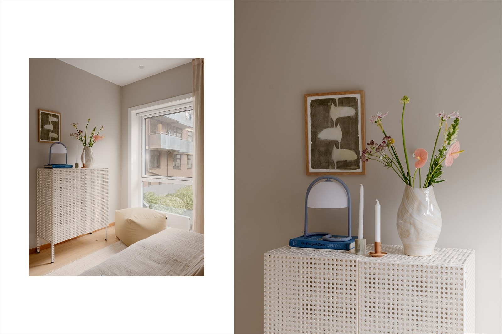 Store vindusflater gir rikelig med naturlig lys. Galleribilde