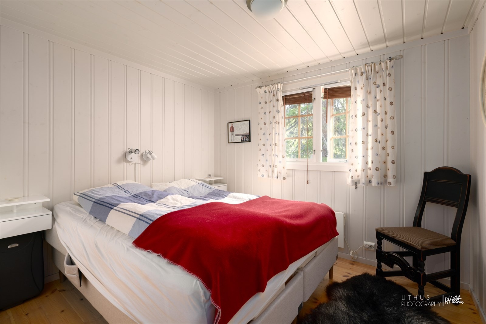 Hovedsoverom i hyttas første etasje Galleribilde