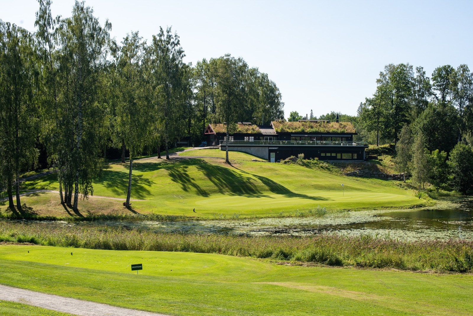 Asker golfbane ligger en liten kjøretur unna boligen Galleribilde