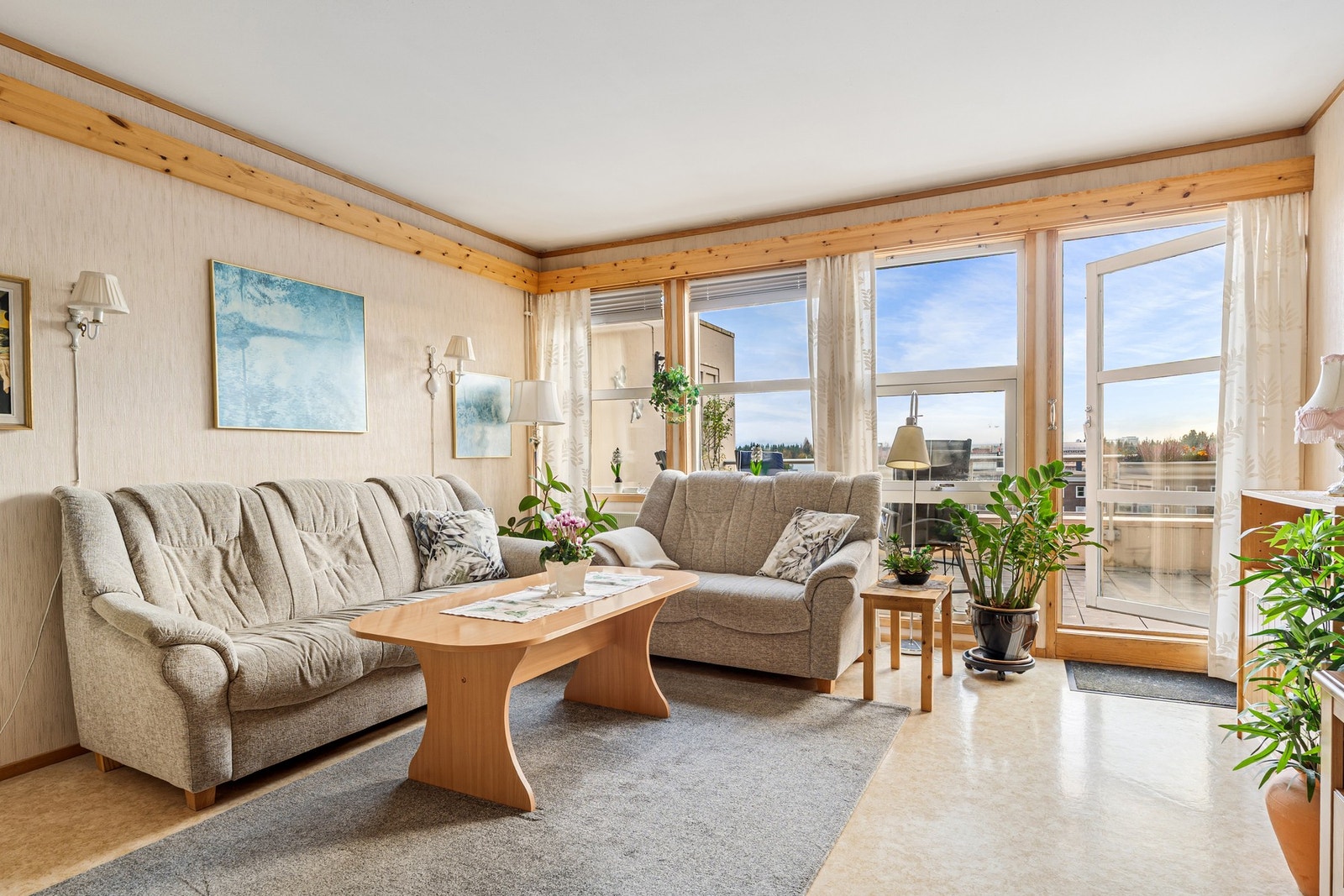 En stor og romslig 2-roms toppleilighet i attraktive Tonstad terrasse. Galleribilde