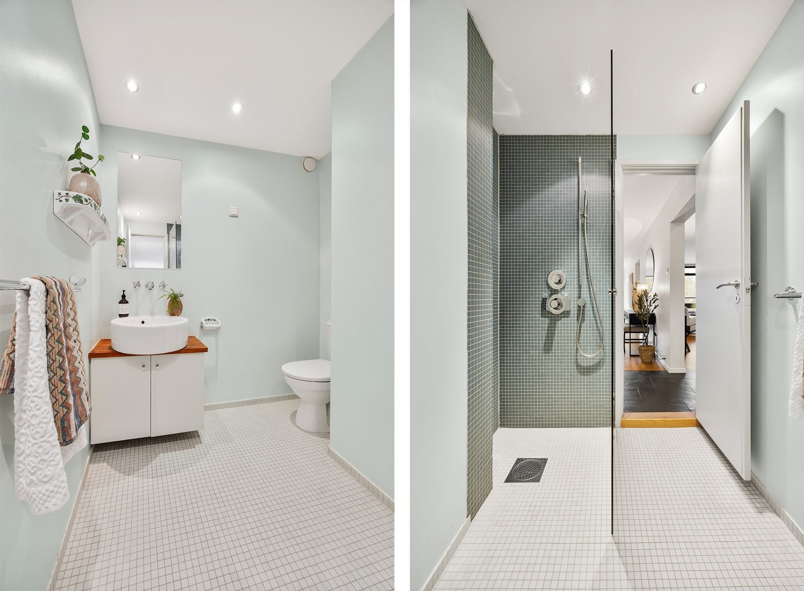 Gjestebad med dusj Galleribilde