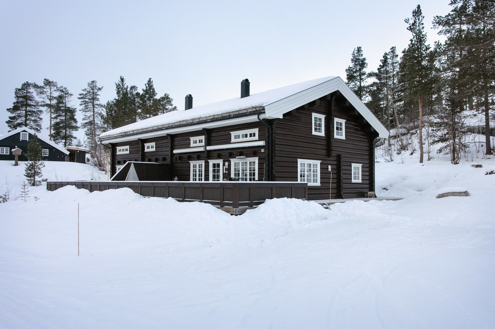 Fasade sett fra adkomstvei Galleribilde