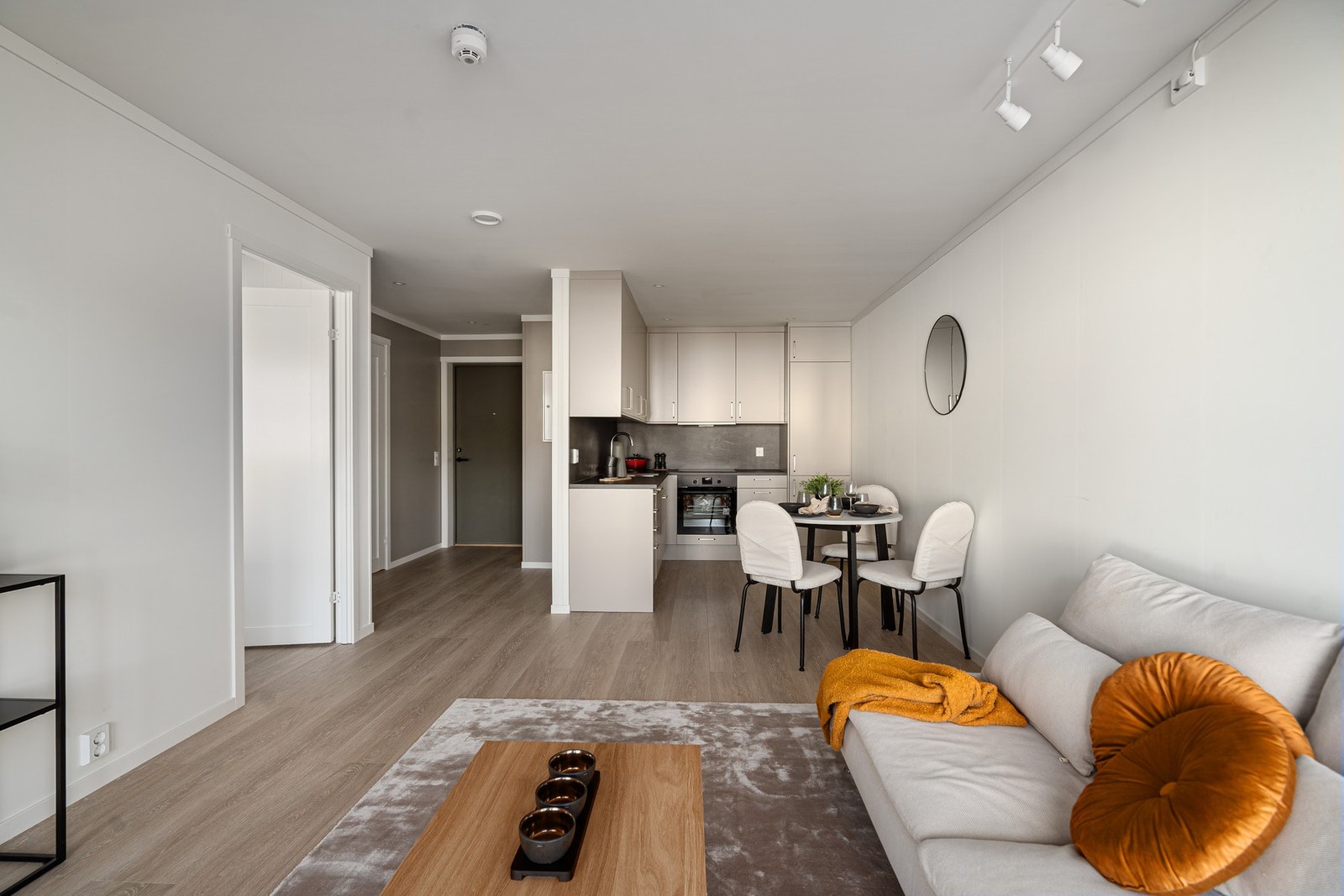 Åpen stue og kjøkkenløsning. Galleribilde