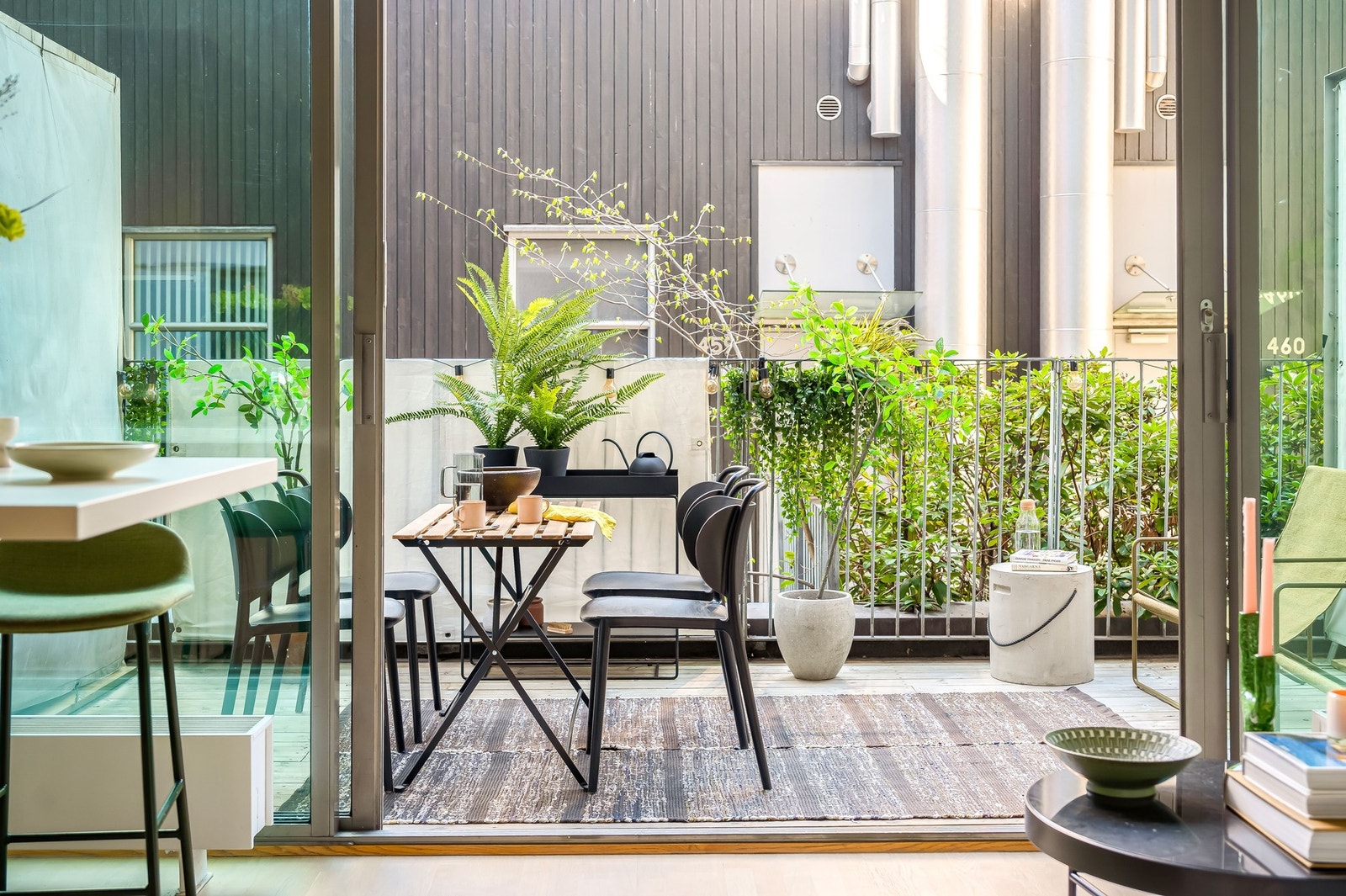 Direkte utgang til den fantastiske terrassen på 12 kvm. Galleribilde