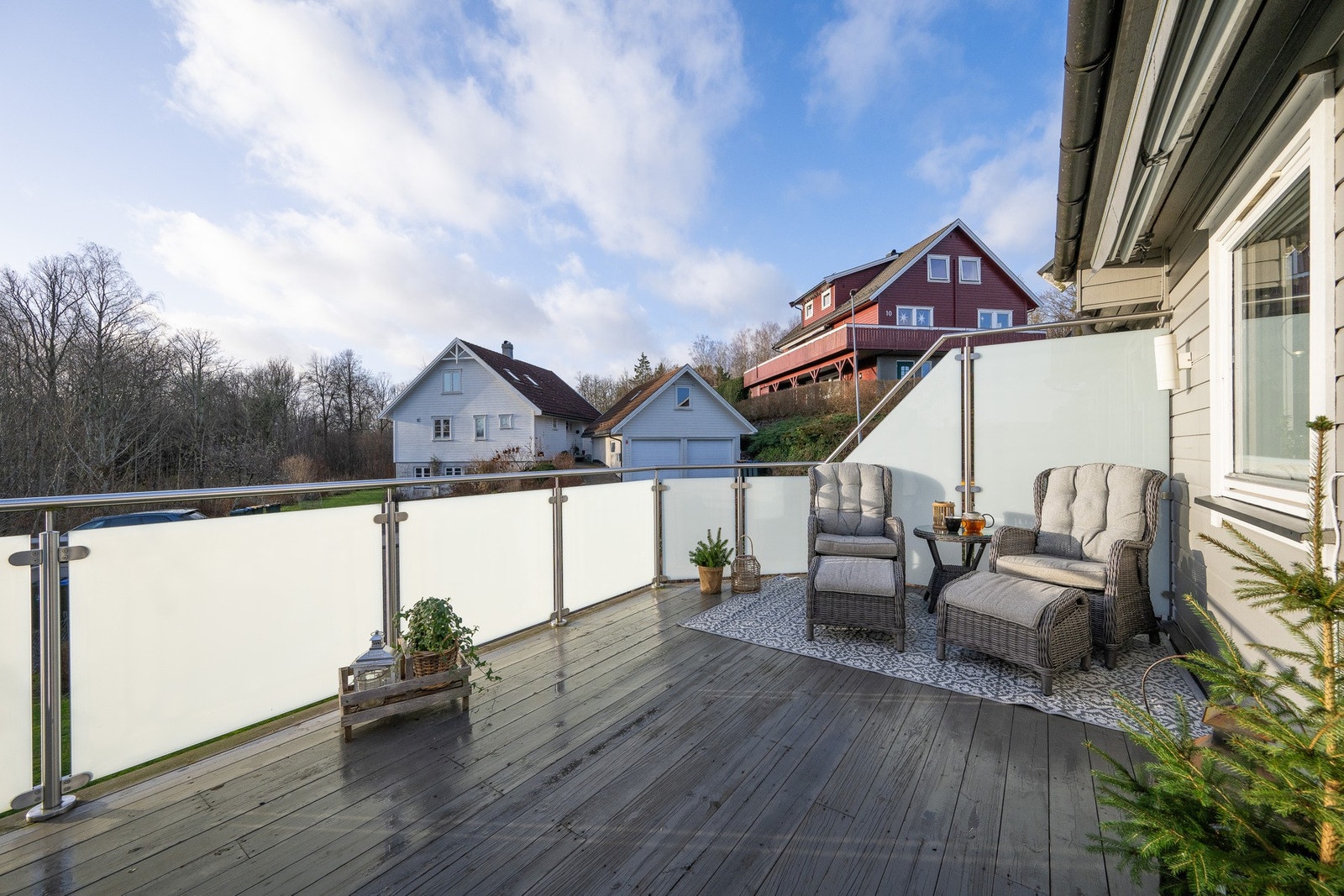 Praktisk markise om været ikke er helt på din side Galleribilde