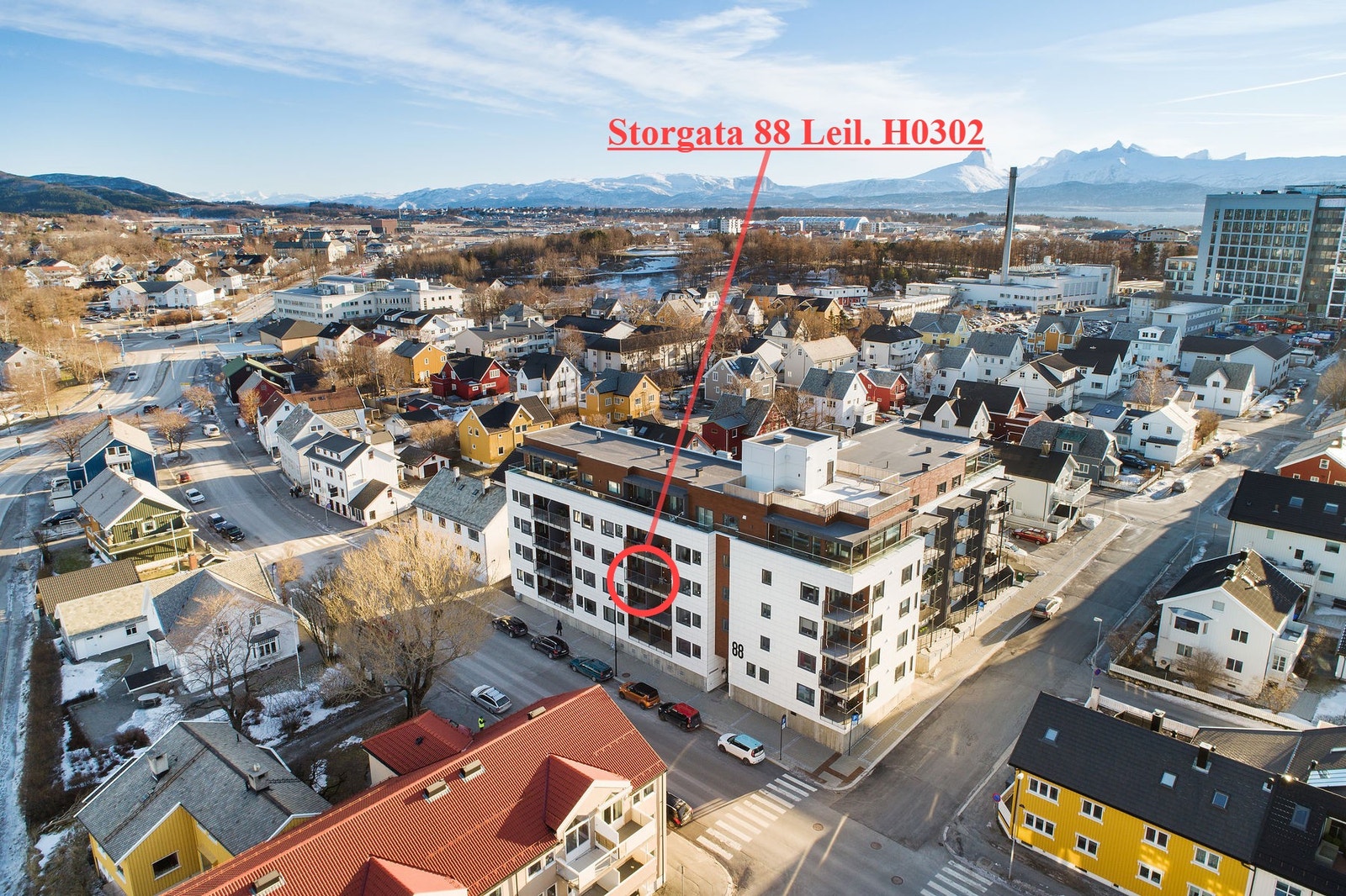 Velkomen til Sentrumshagen leilighet H0302. Nordvendt selveierleilighet med heis og garasje. Foto: EFKT. Galleribilde