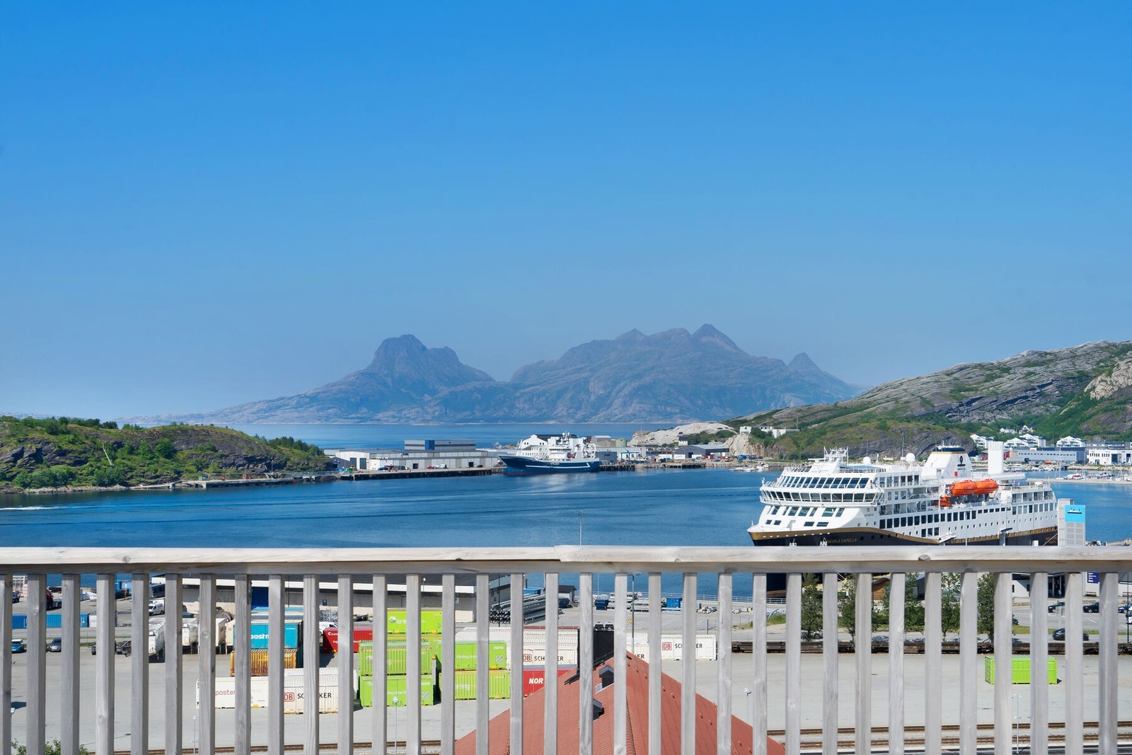 Felles takterrasse med fin utsikt Galleribilde