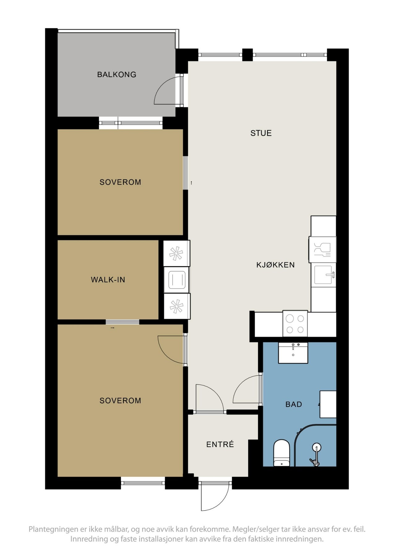 Plantegning Galleribilde