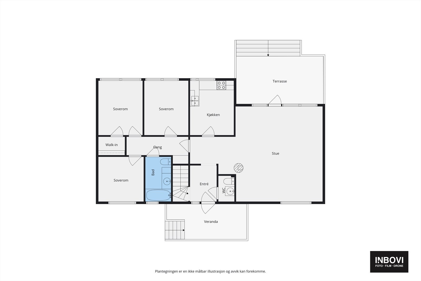 Plantegning - 1. etasje Galleribilde