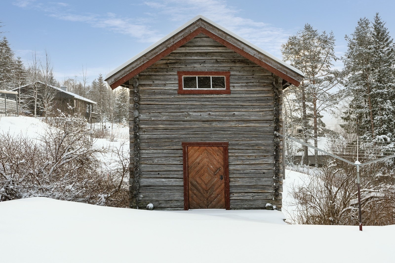 Et fint, gammelt stabbur som minner om fordums tid. Galleribilde
