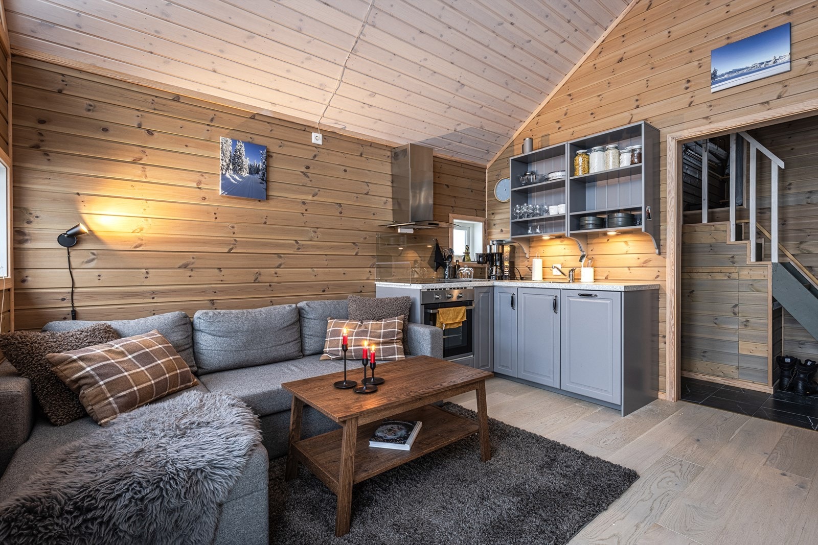 Stue/kjøkken i annekset. Galleribilde