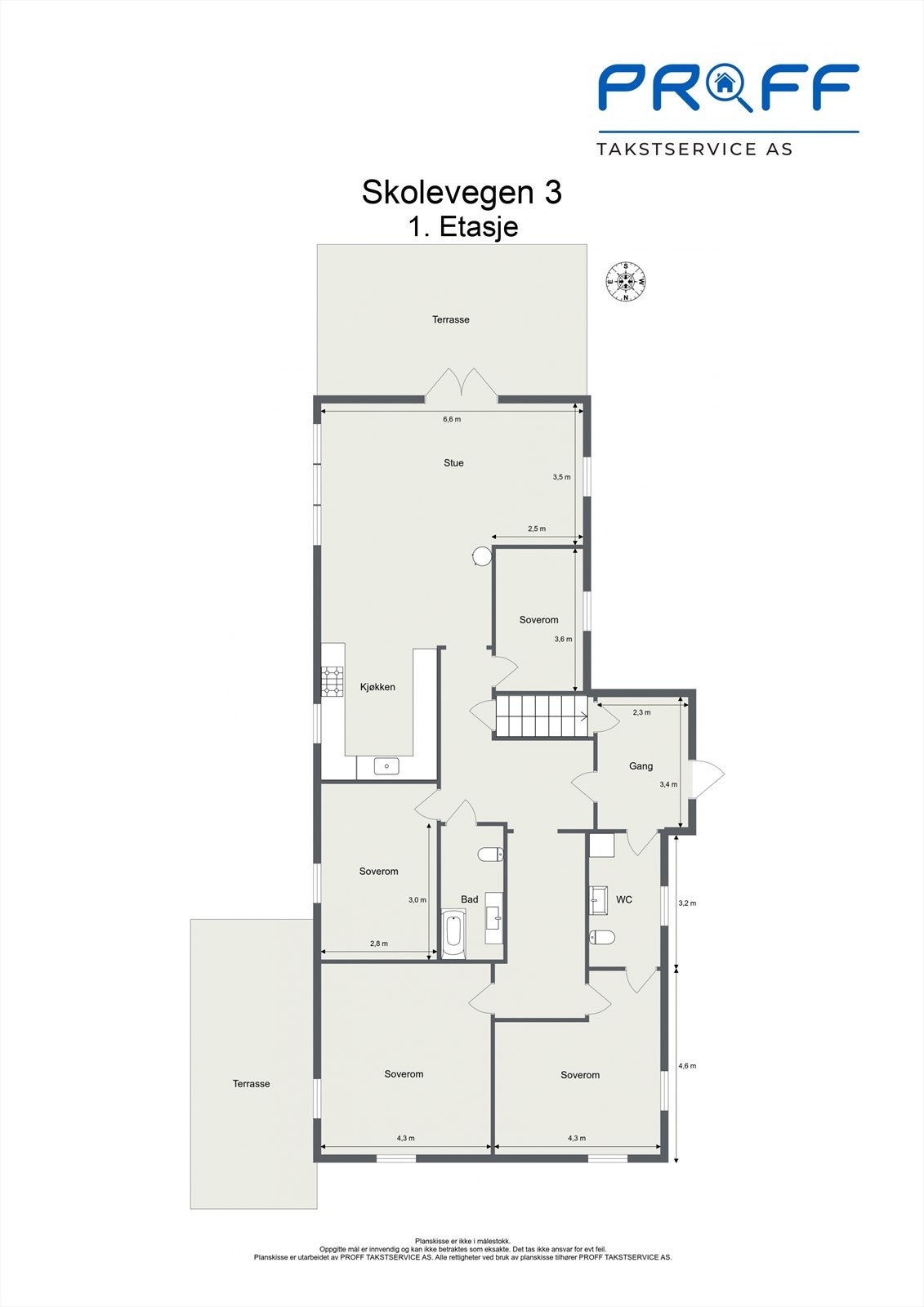 Plantegning 1. etasje. Galleribilde
