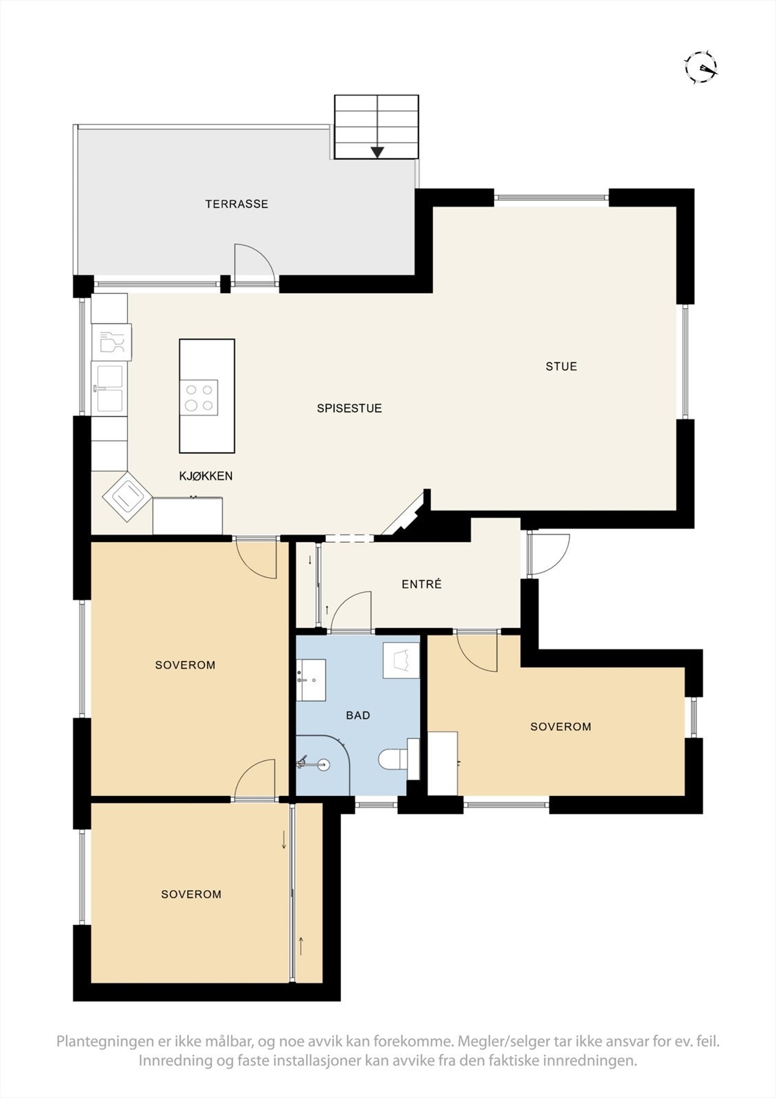 Plantegning 1. Etasje. Galleribilde