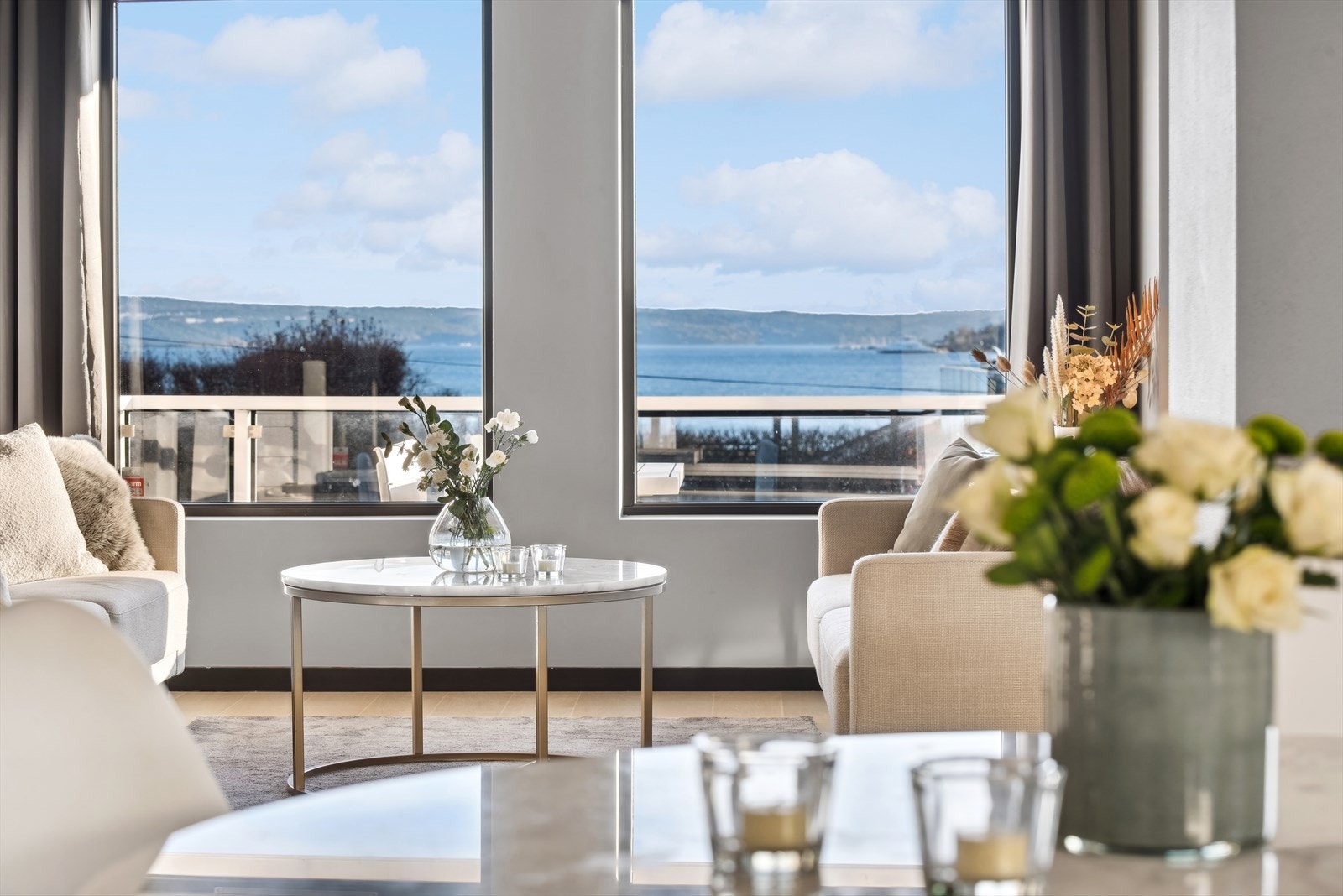 Utsikten mot innseilingen til Oslo Galleribilde