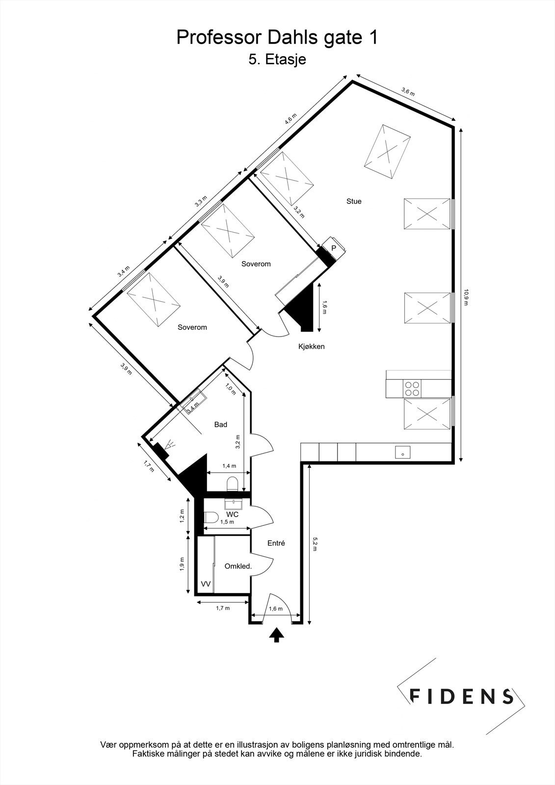 Plantegning Galleribilde