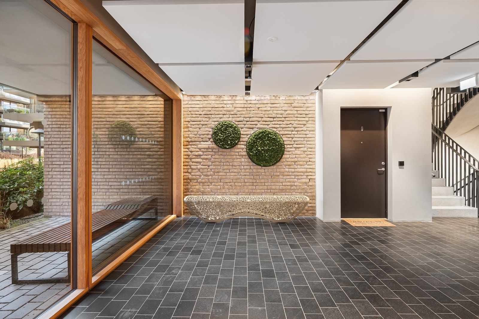 Hyggelig inngangsparti Galleribilde