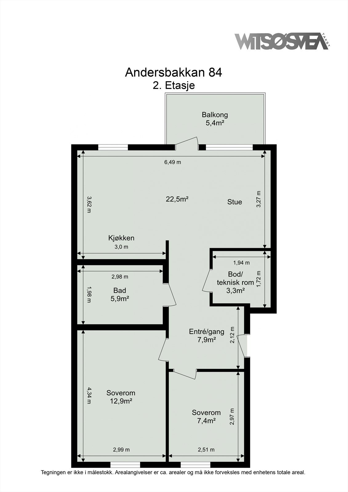 Plantegning. Galleribilde