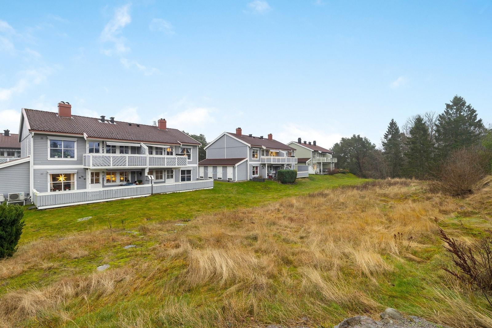 Du har god avstand mellom rekkene. Galleribilde