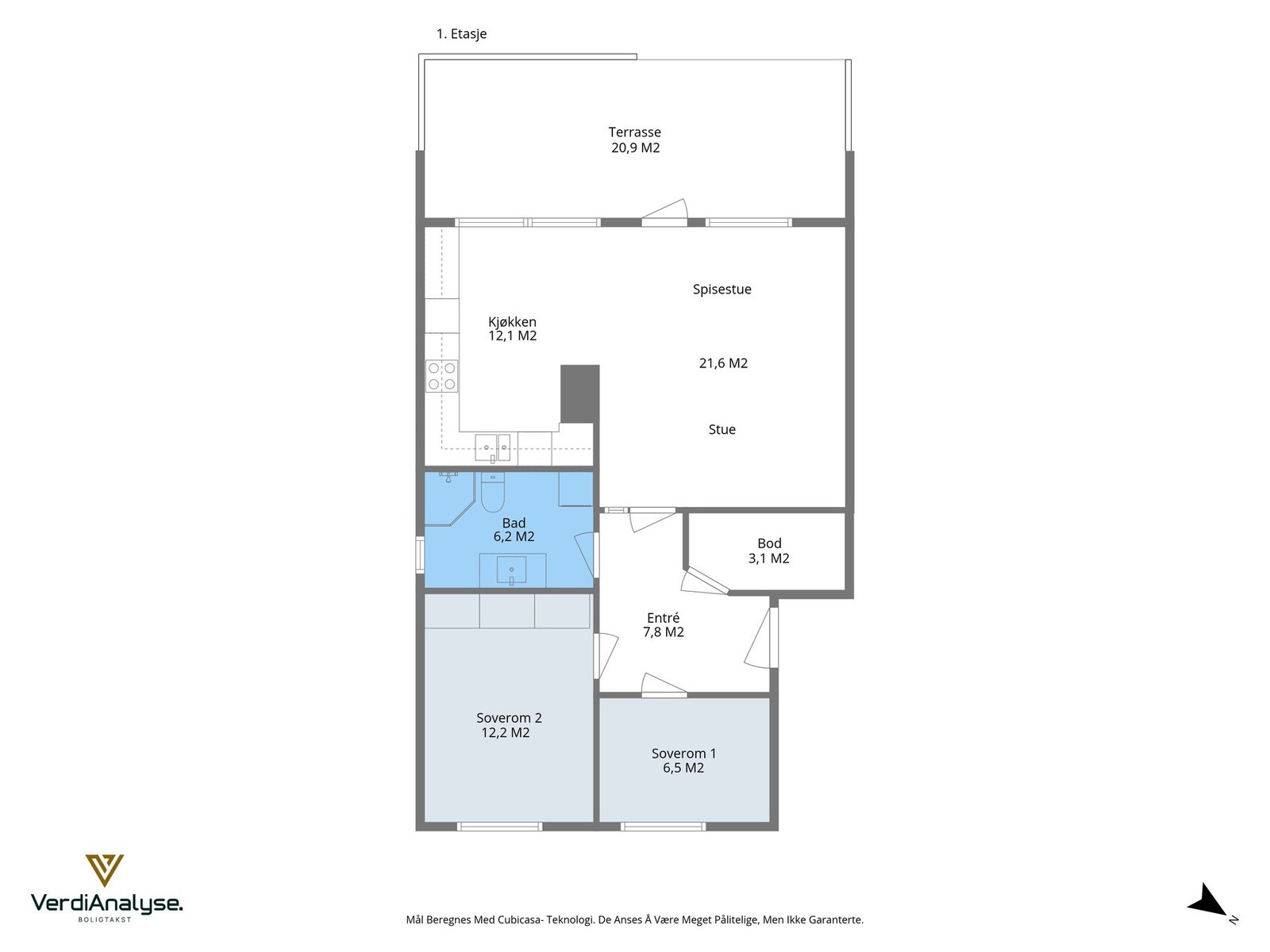 Planskisse Galleribilde