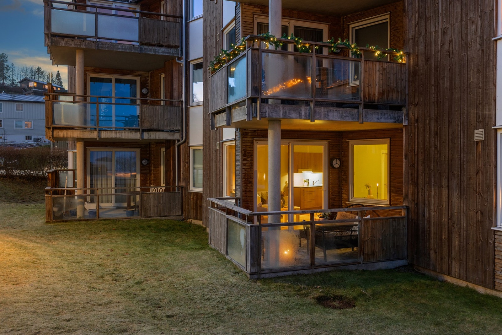 Leiligheten har en god beliggenhet i feltet Galleribilde