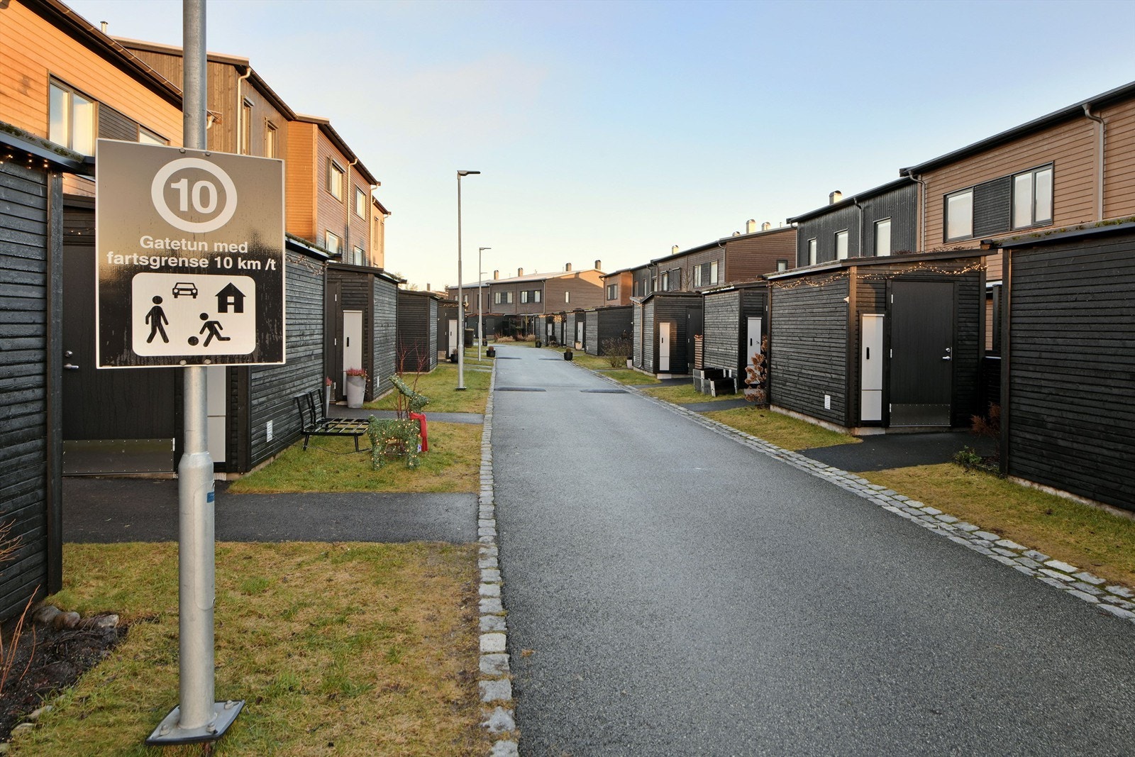 Et trygt og sosialt nabolag for barn Galleribilde