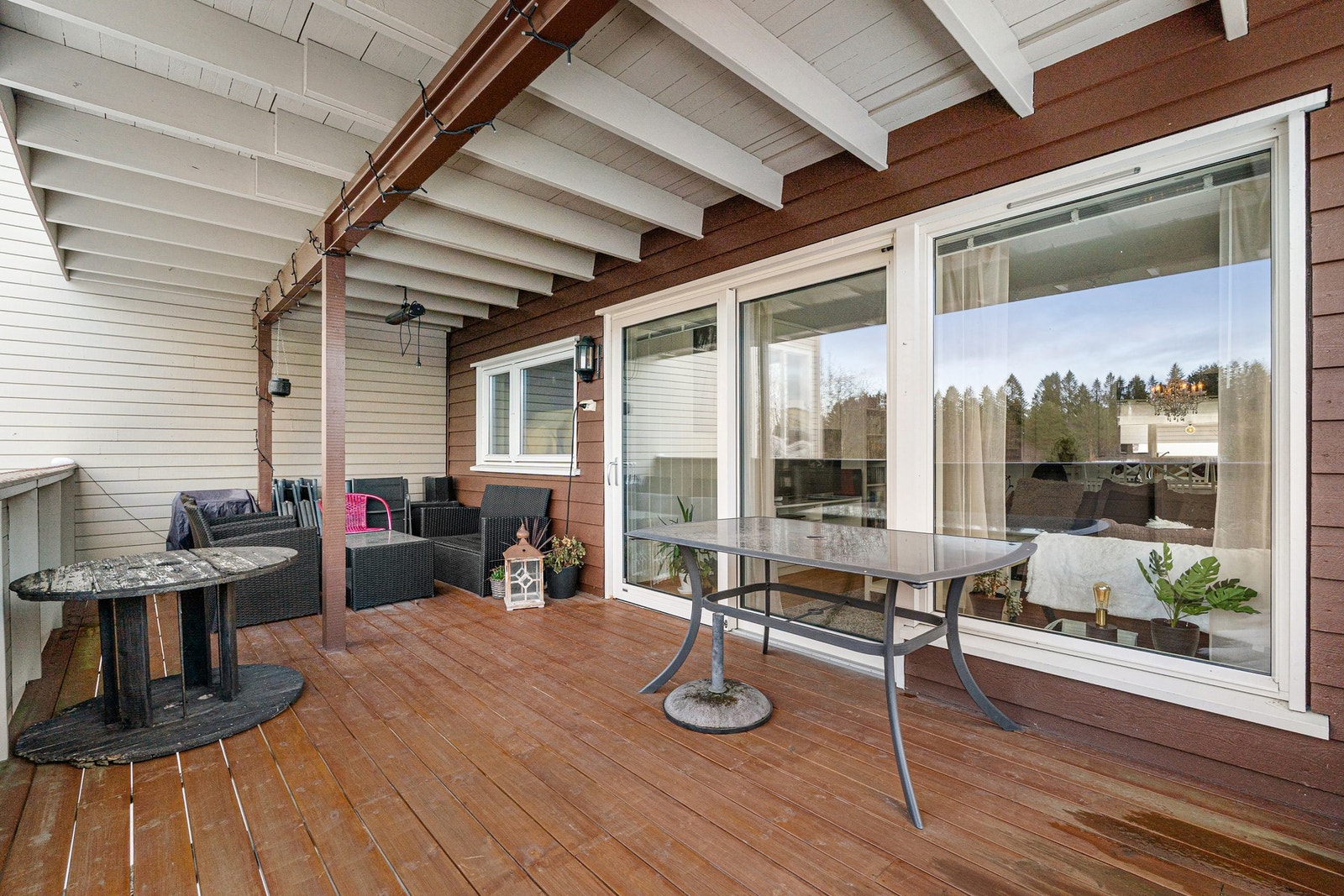 Balkongen er vestvendt. Galleribilde