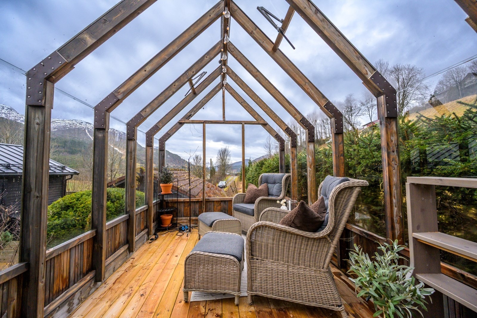 Drivhuset forlenger sesongen for dyrking av mat og andre vekster. Galleribilde