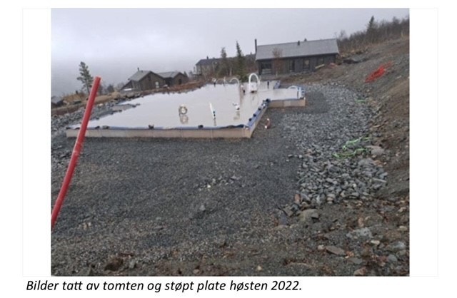 Bilde av støpt plate. Galleribilde