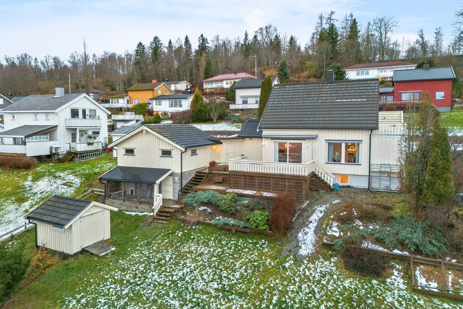 Hagen er pent opparbeidet Galleribilde