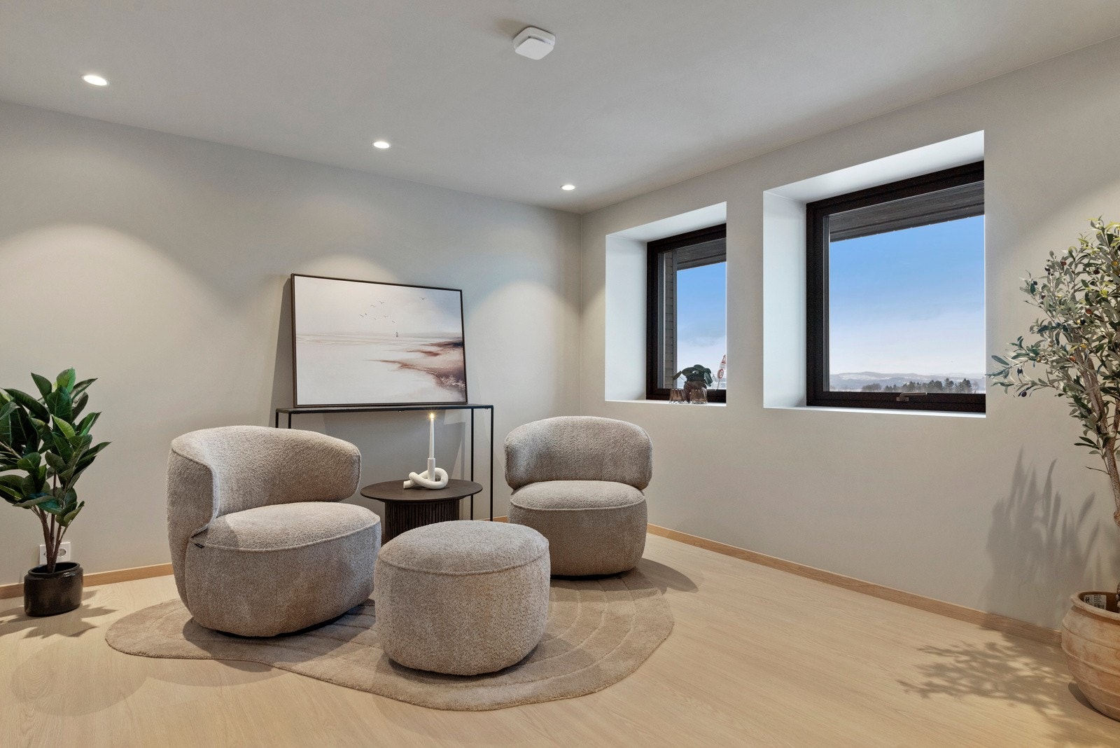 Kjellerstue som kan gjøres om til et 4 soverom om man har behov. Galleribilde