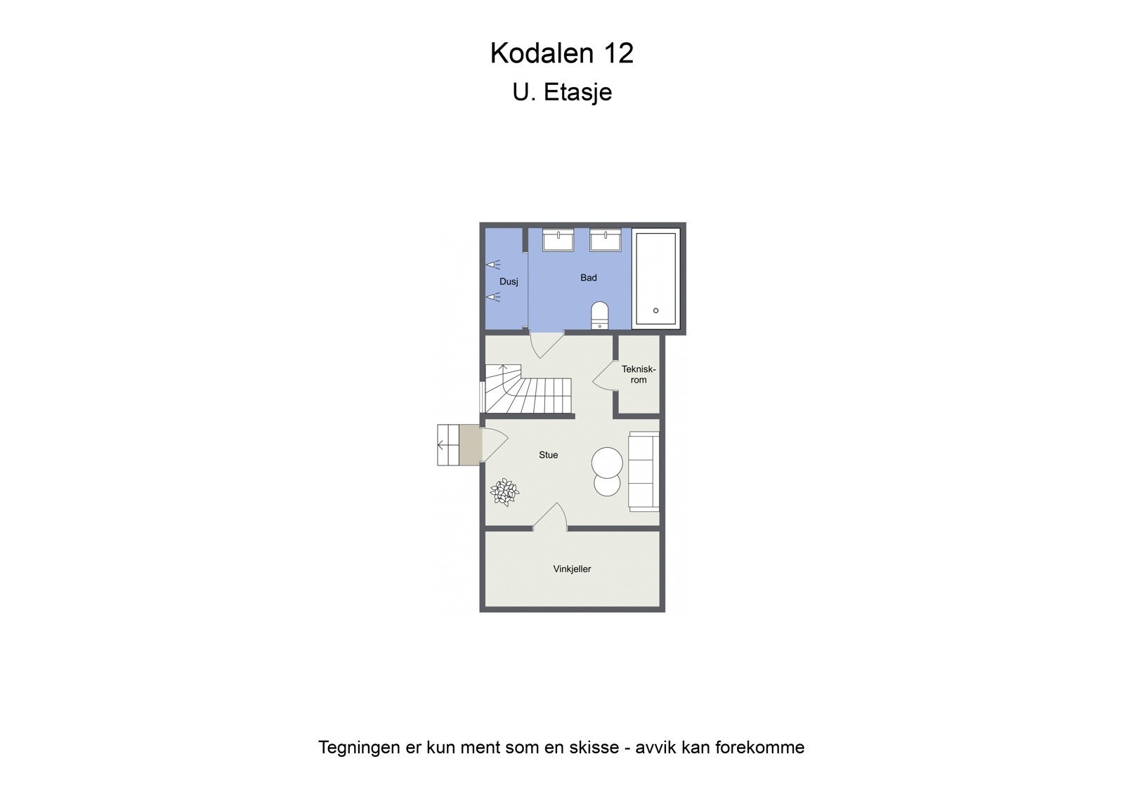 Underetasje. Galleribilde