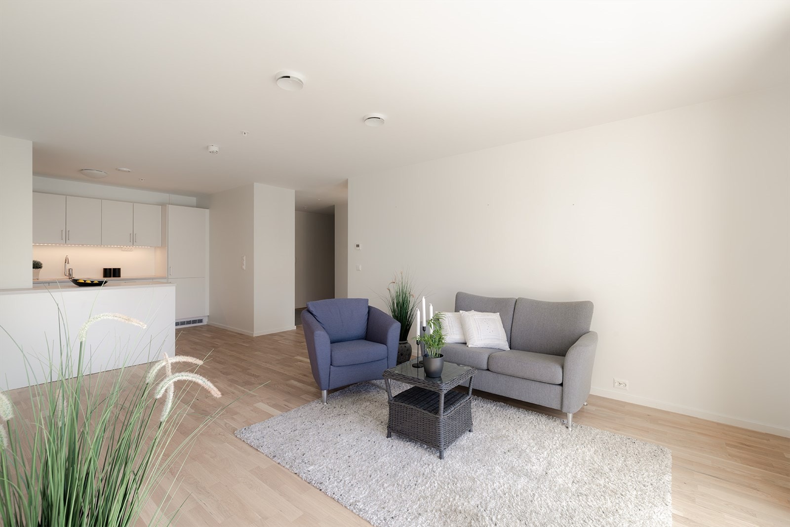 Felleskostnader inkluderer blant annet TV og internett fra Signal, utvendig forsikring, renovasjon, brøyting, strøing og avsetning til fremtidig vedlikehold. Galleribilde