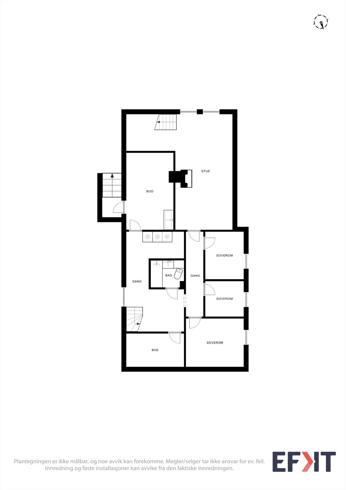 Plantegning kjeller Galleribilde