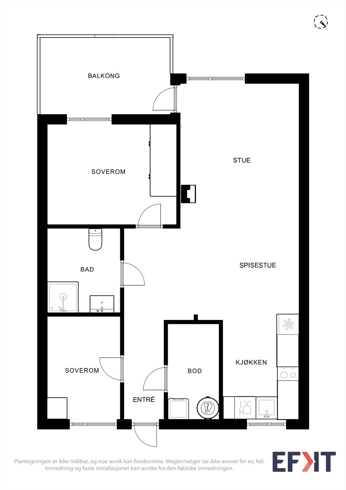 Plantegning Galleribilde