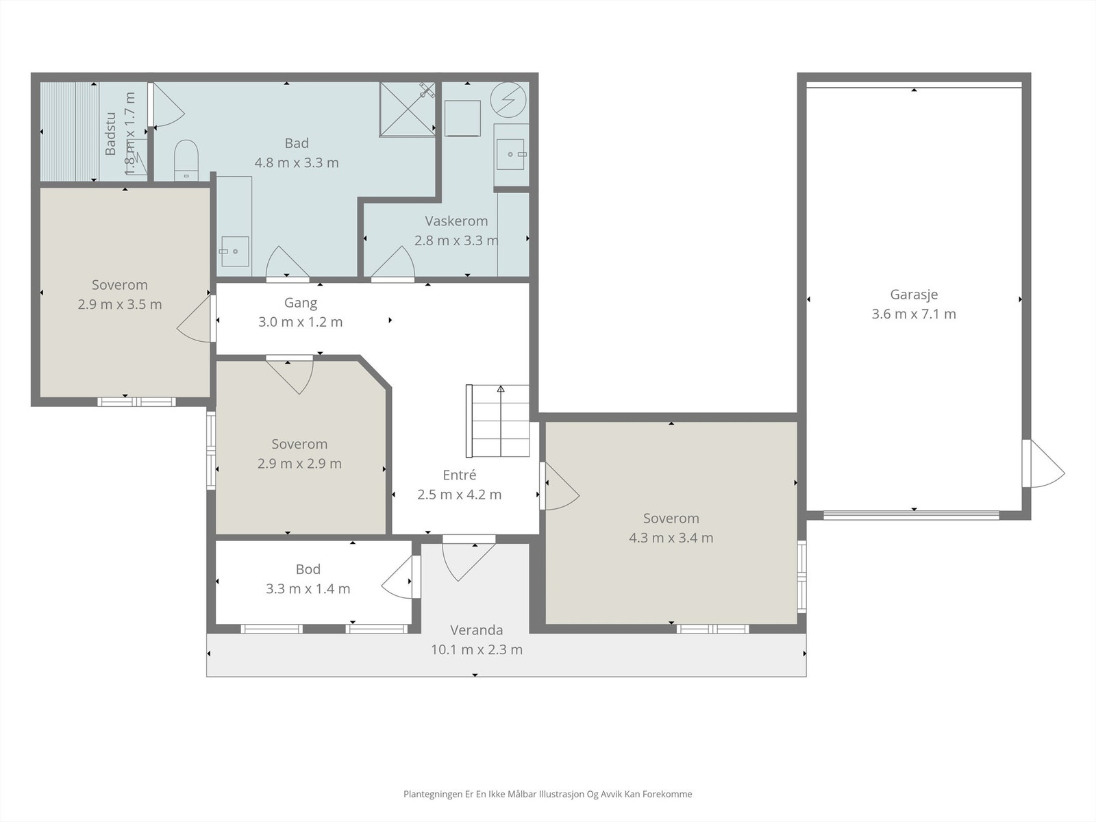 Plantegning 1 Etasje Galleribilde