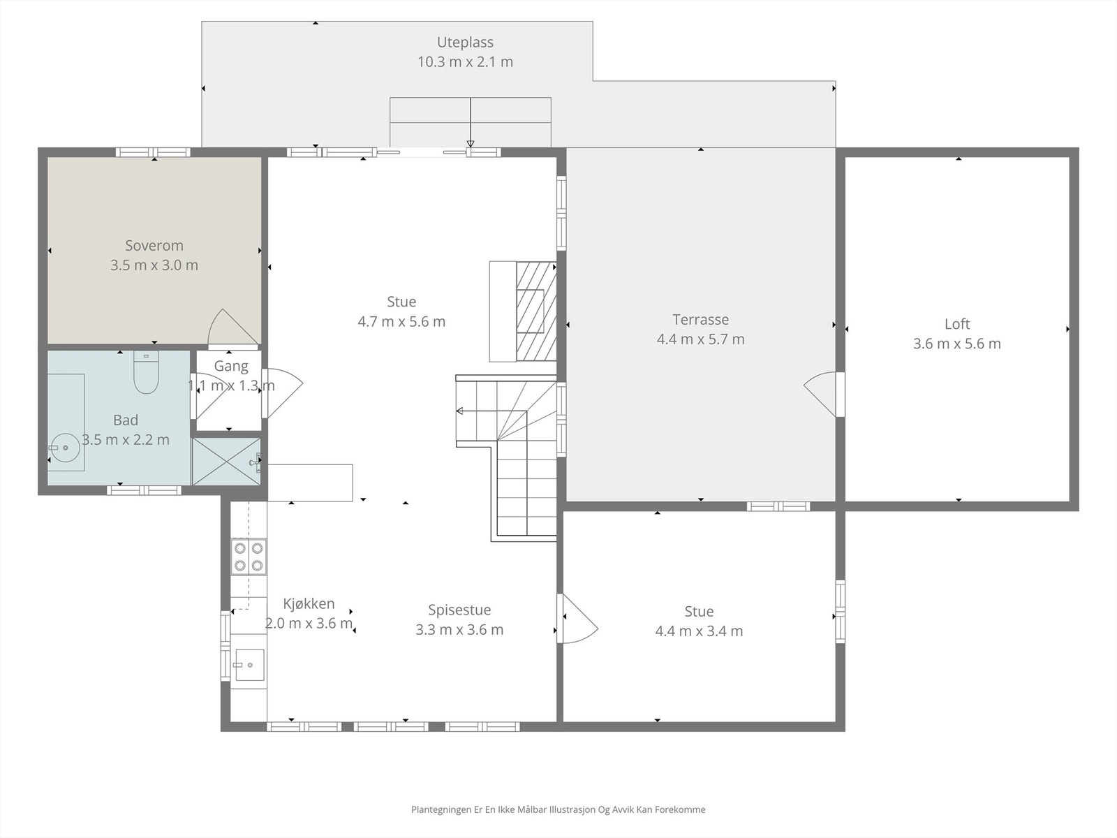 Plantegning 2 Etasje Galleribilde